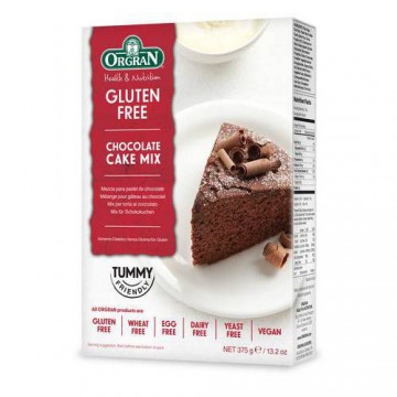 Mix Pastel de Chocolate SinGluten Vegan 375g Orgran