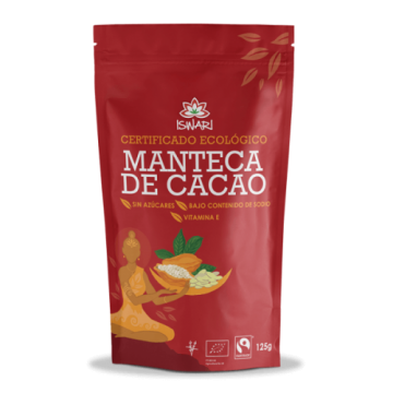 Manteca de Cacao SinGluten Bio Vegan 125g Iswari