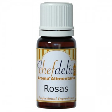 Aroma Rosas Concentrado SinGluten Vegan 10ml Chefdelice