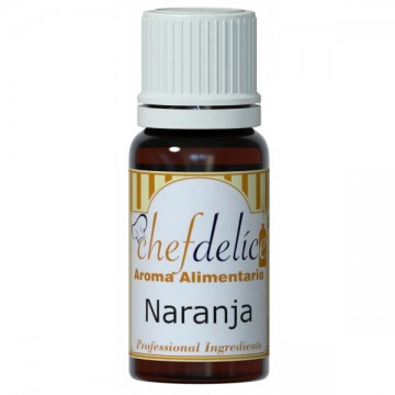 Aroma Naranja Concentrado SinGluten Vegan 10ml Chefdelice