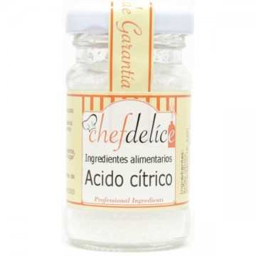 Acido Citrico SinGluten Vegan 50g Chefdelice