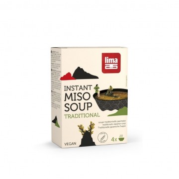 Sopa de Miso Instantanea Vegan 4 Sobres Lima