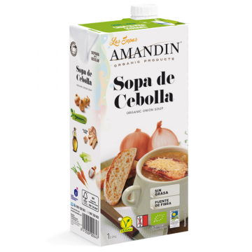 Sopa de Cebolla SinGluten Eco Vegan 1L Amandin