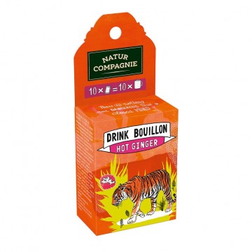 Drink Bouillon Hot Ginger Bio 10 Sobres Natur Compagnie