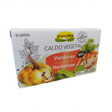 Cubitos de Caldo Vegetal Bio Vegan 84g Granovita