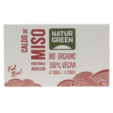 Cubitos de Caldo Miso Bio Vegan 84g Natur-Green