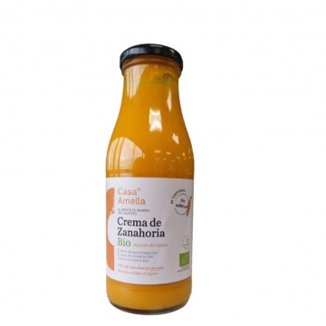 Crema de Zanahoria SinGluten Bio Vegan 490ml Casa Amella