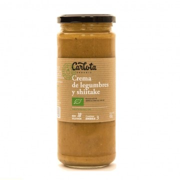 Crema de Legumbres y Shiitake SinGluten Eco Vegan 450g Carlota Organic