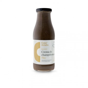 Crema de Champiñones SinGluten Bio Vegan 490ml Casa Amella