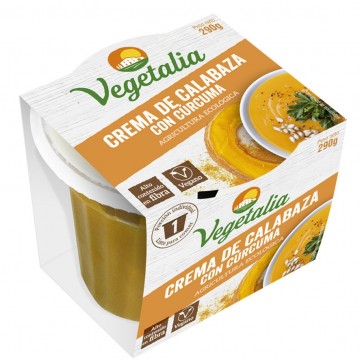 Crema de Calabaza y Curcuma Vegan Bio 290g Vegetalia