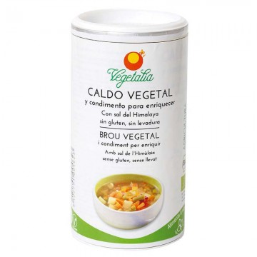 Caldo Vegetal en Polvo Sin Levadura SinGluten Bio Vegan 350g Vegetalia