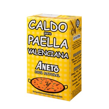 Caldo Paella Valenciana 1L Aneto