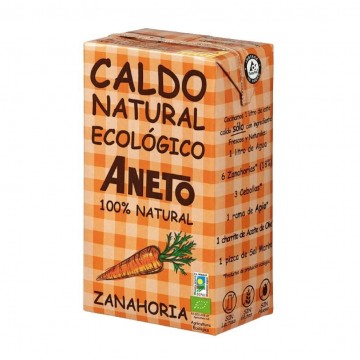 Caldo Natural de Zanahoria SinGluten Eco Vegan 1L Aneto