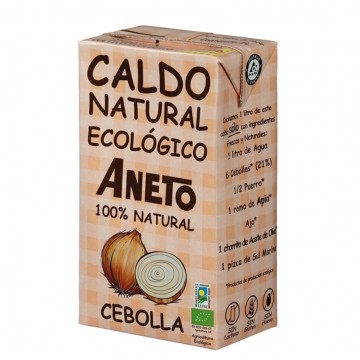 Caldo Natural de Cebolla SinGluten Eco 1L Aneto