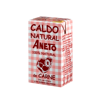 Caldo Natural de Carne SinGluten 1L Aneto