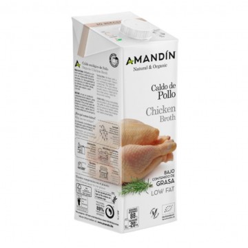 Caldo de Pollo SinGluten Eco 1L Amandin