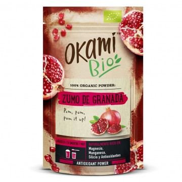 Zumo de Granada en Polvo SinGluten Bio Vegan 150g Okami