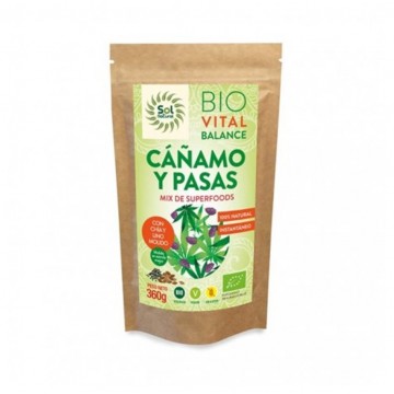 Vital Balance Cañamo y Pasas Bio 360g Solnatural