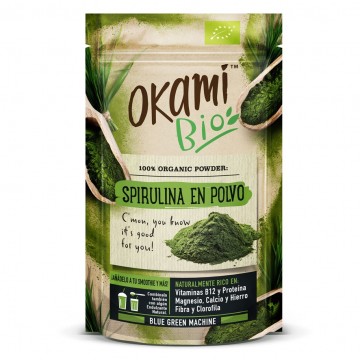 Spirulina en Polvo SinGluten Bio Vegan 150g Okami