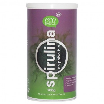 Spirulina en Polvo Bio 200g Eco Basics