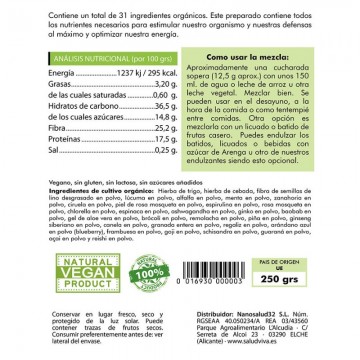 Revitalize SinGluten Eco Vegan 250g Salud Viva