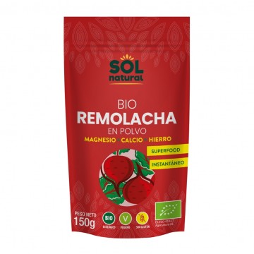 Remolacha Roja en Polvo Bio Vegan 150g Solnatural