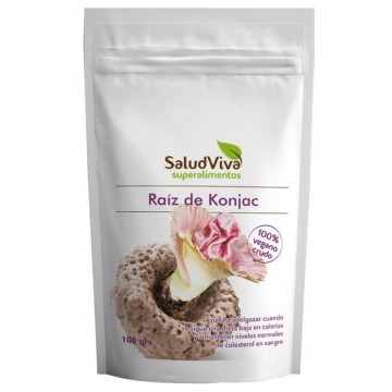 Raiz de Konjac en Polvo Vegan 100g Salud Viva