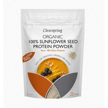 Proteina de Semillas de Girasol en Polvo SinGluten Vegan 350g Clearspring