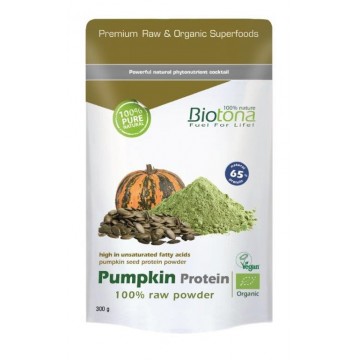 Proteina de Calabaza Raw en Polvo Bio Vegan 300g Biotona