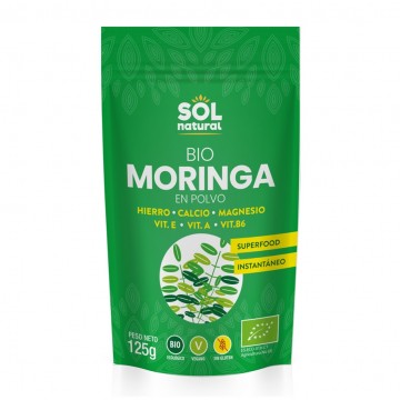 Moringa en Polvo SinGluten Bio Vegan 125g Solnatural