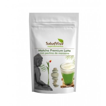 Matcha Premium Latte con Pectina de Manzana Eco Vegan 250g Salud Viva