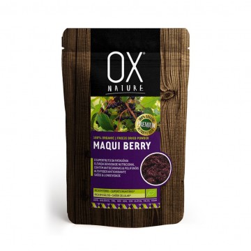 Maqui Berry Liofilizadas en Polvo Eco 70g OX Nature