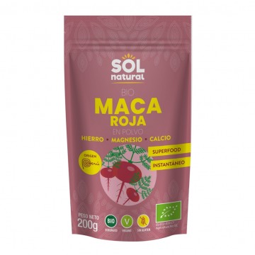 Maca Roja en Polvo Bio 200g Solnatural