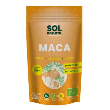 Maca en Polvo SinGluten Bio Vegan 200g Solnatural