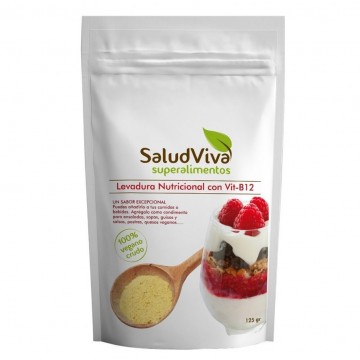 Levadura Nutricional +Vitamina B12 SinGluten Vegan 500g Salud Viva