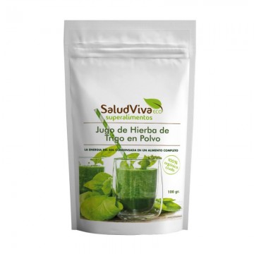 Jugo de Hierba de Trigo SinGluten Eco Vegan 100g Salud Viva