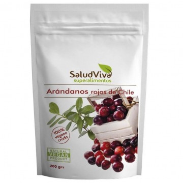 Arandanos Rojos de Chile Vegan 200g Salud Viva