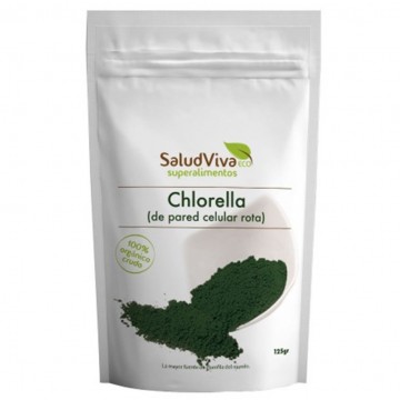 Alga Chlorella SinGluten Eco Vegan 125g Salud Viva