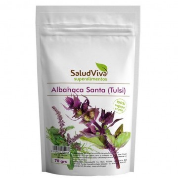 Albahaca Santa Tulsi SinGluten Bio 70g Salud Viva