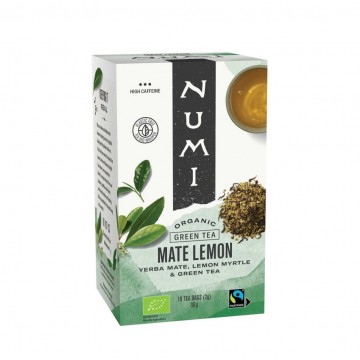 Te Verde con Mate y Mirto Limon Eco 18inf Numi