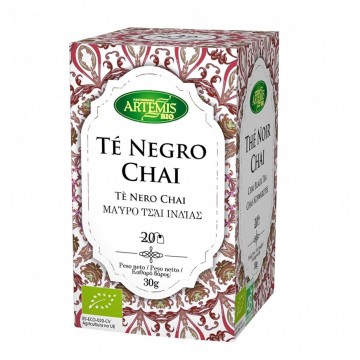 Te Negro Chai Vegan Bio 20inf Artemis