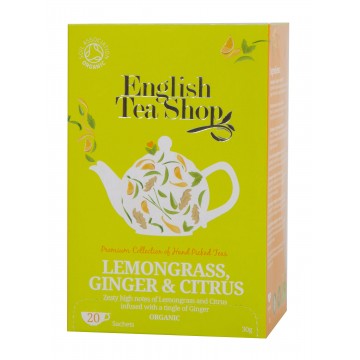 Te Lemongrass Jengibre y Citricos Bio 20inf Te English Tea Shop