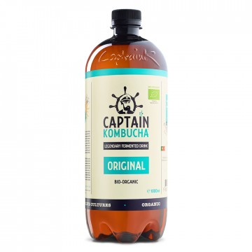 Te Kombucha Original SinGluten Bio Vegan 1L Captain Kombucha