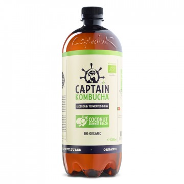 Te Kombucha Coco SinGluten Bio Vegan 1L Captain Kombucha