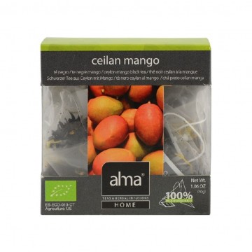 Te Ceylan Mango SinGluten Eco Vegan 15 Piramides Alma