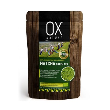 Matcha Te Verde en Polvo SinGluten Eco Vegan 70g OX Nature