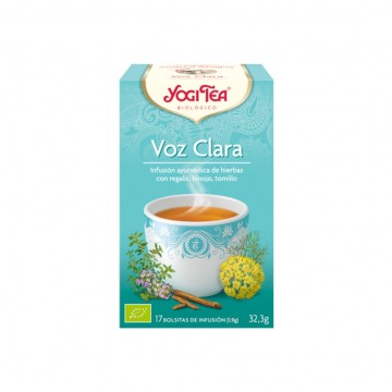 Infusion Voz Clara SinGluten Bio Vegan 17inf Yogi Tea