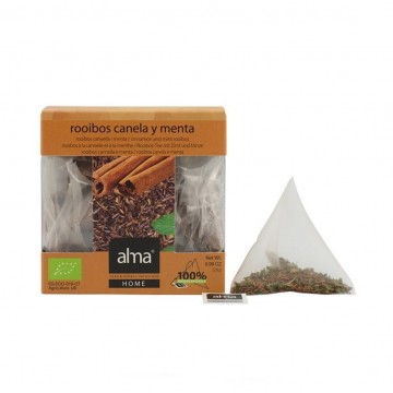 Infusion Te Rooibos Canela y Menta Bio 15 Piramides Alma