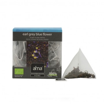 Infusion Te Negro Earl Ey Blue Flower Bio 15 Piramides Alma