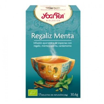 Infusion Regaliz Menta SinGluten Bio Vegan 17inf Yogi Tea